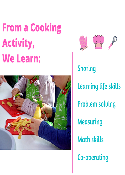 what do children learn from cooking?