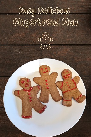 kid friendly gingerbread men cookies