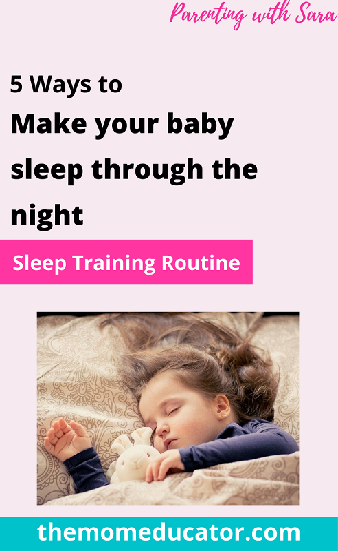 5 ways to make baby sleep through the night