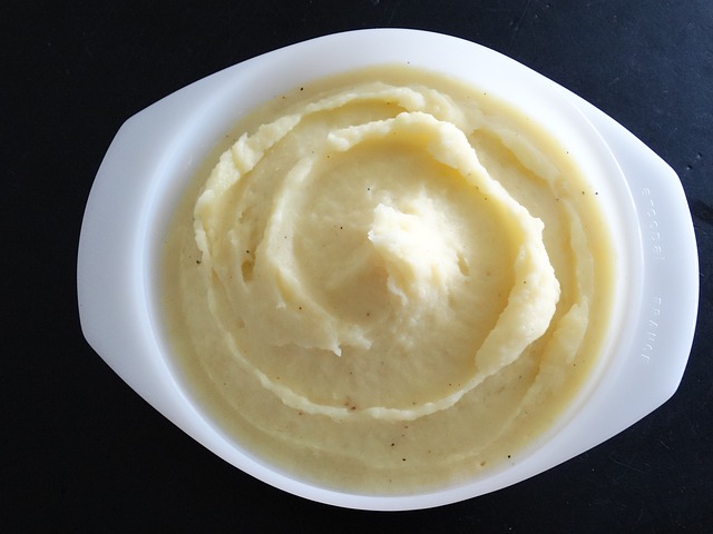 mashed potatoes for baby - first solid food