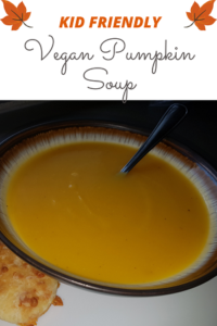 Read more about the article Kid Friendly Vegan Pumpkin Soup