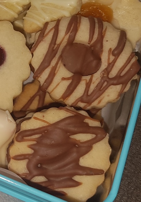chocolate almond butter - easy cookies to make with kids