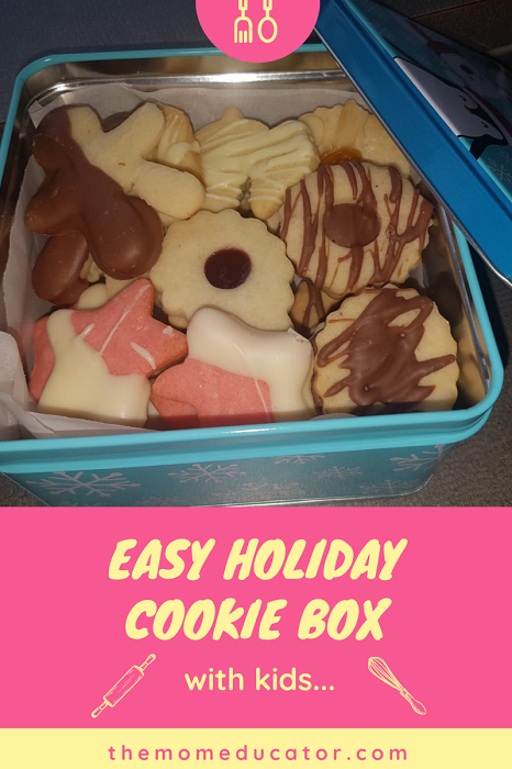 holiday cookie box for kids