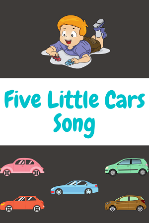 five little cars - car songs for kids