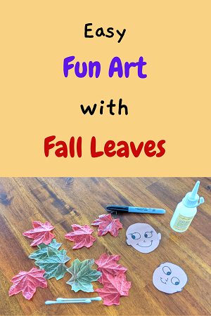 Fall Leaf hair art