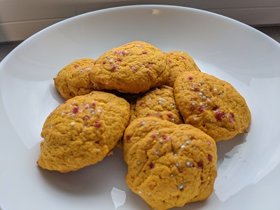 Chewy Pumpkin Cookies for kids