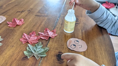 fall leaf art for kids