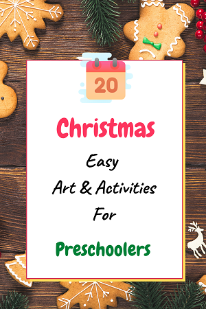 20 Christmas  crafts & activities for preschoolers