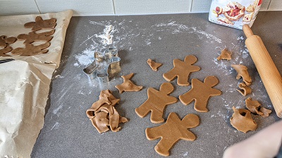 easy gingerbread men cookies for preschoolers