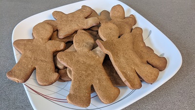 crispy and crunchy gingerbread cookies