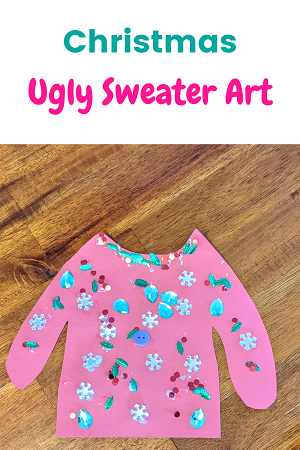 Christmas ugly sweater art