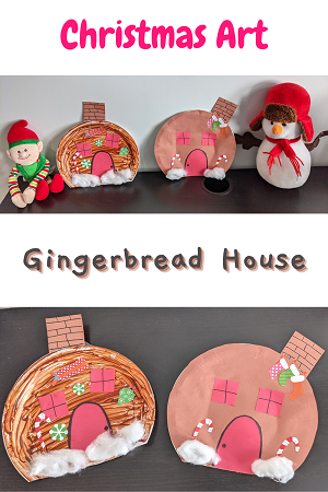 Christmas Art: Gingerbread House
