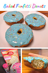 Read more about the article Baked Funfetti donuts with a cake mix