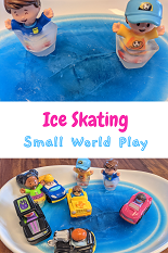 Read more about the article Ice Skating  Sensory Small World Play