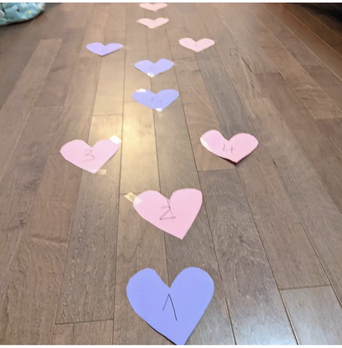 Valentine's Hopscotch