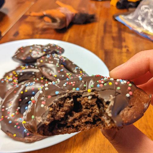 low carb healthy chocolate donuts with almond flour