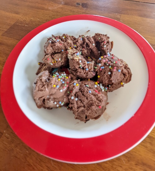 kid-friendly chocolate ice cream no eggs