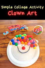 Read more about the article Simple Clown art for preschoolers