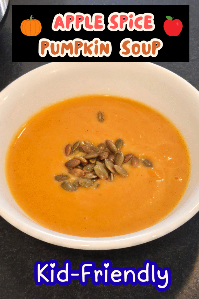 Fall apple pumpkin spice soup in instant pot