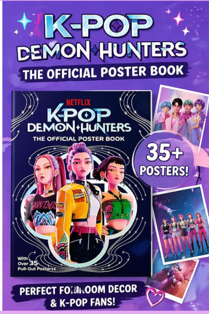 K POP DEMON HUNTERS POSTER BOOK