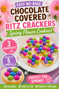 Read more about the article 🌸 Easy Spring Flower Cookies (3 Ingredient No-Bake Recipe!)