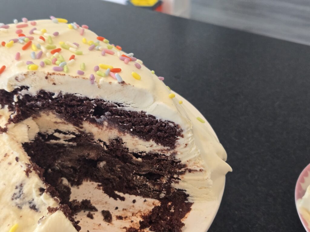 birthday chocolate cake