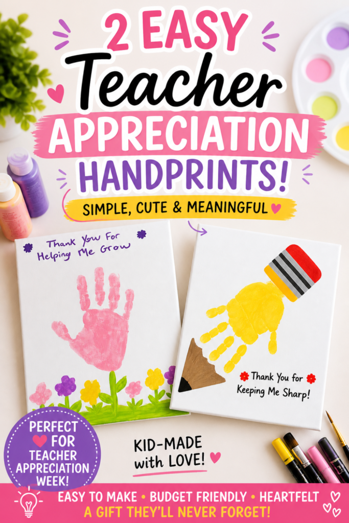 handprints for teacher appreciation week