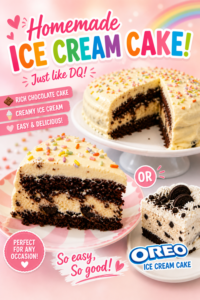 Read more about the article Easy Homemade Birthday Ice Cream Cake (Dairy Queen Style!)