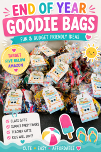 Read more about the article End of Year Goodie Bags for Kids / Summer Party Favor Ideas
