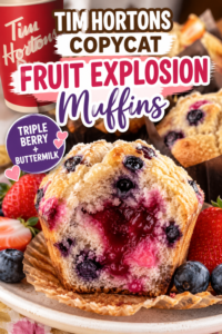 Read more about the article Triple Berry Buttermilk Muffins | Easy Fruit-Filled Berry Muffin Recipe